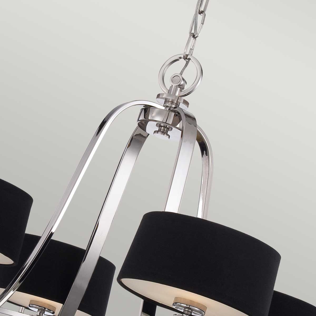 Quoizel Gotham Kronleuchter Silber – Detailansicht