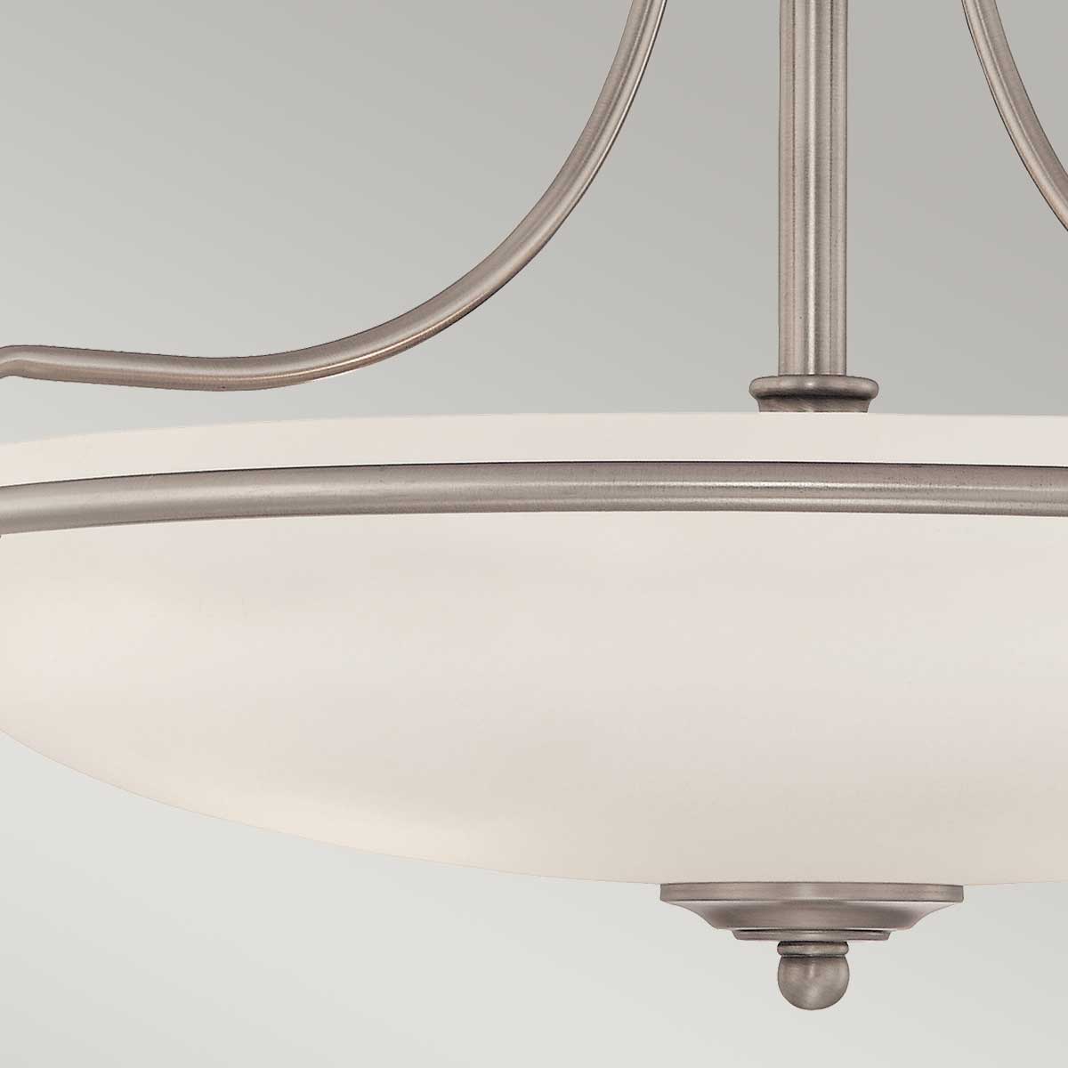 Quoizel Griffin Deckenleuchte Nickel – Detailansicht 2