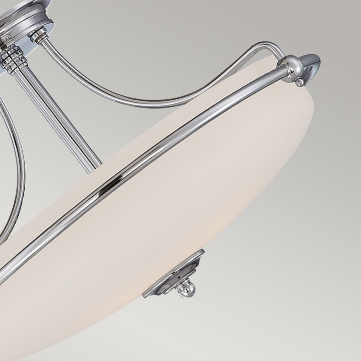 Quoizel Griffin Deckenleuchte Chrom – Detailansicht