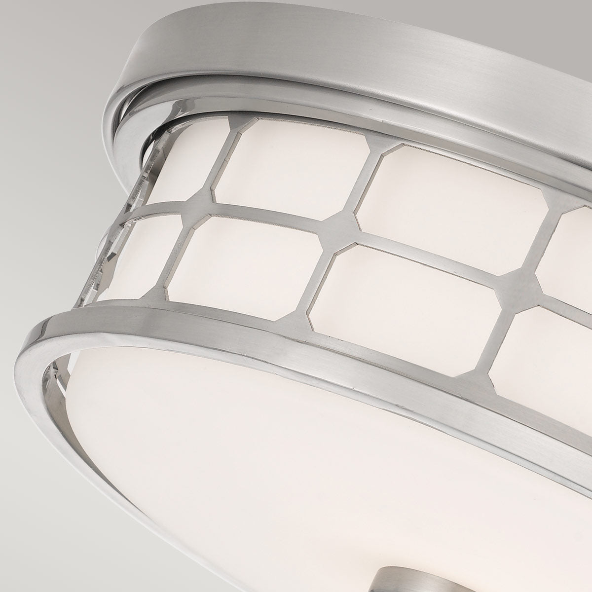 Quoizel Guardian Deckenleuchte Nickel – Wohnambiente