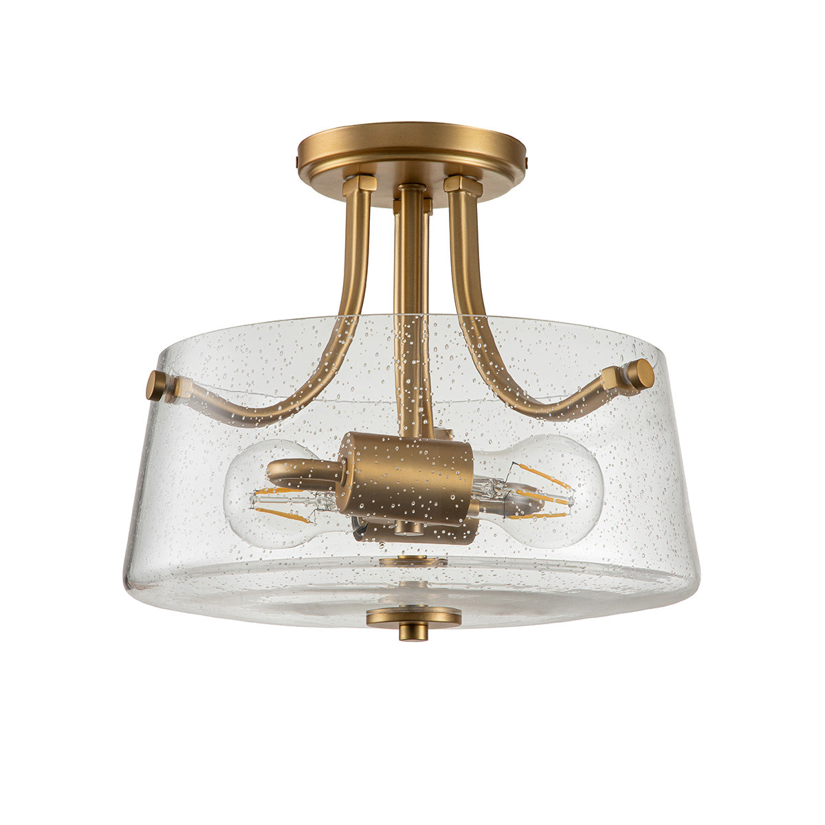 Quoizel Hollister Deckenleuchte Messing – Wohnambiente