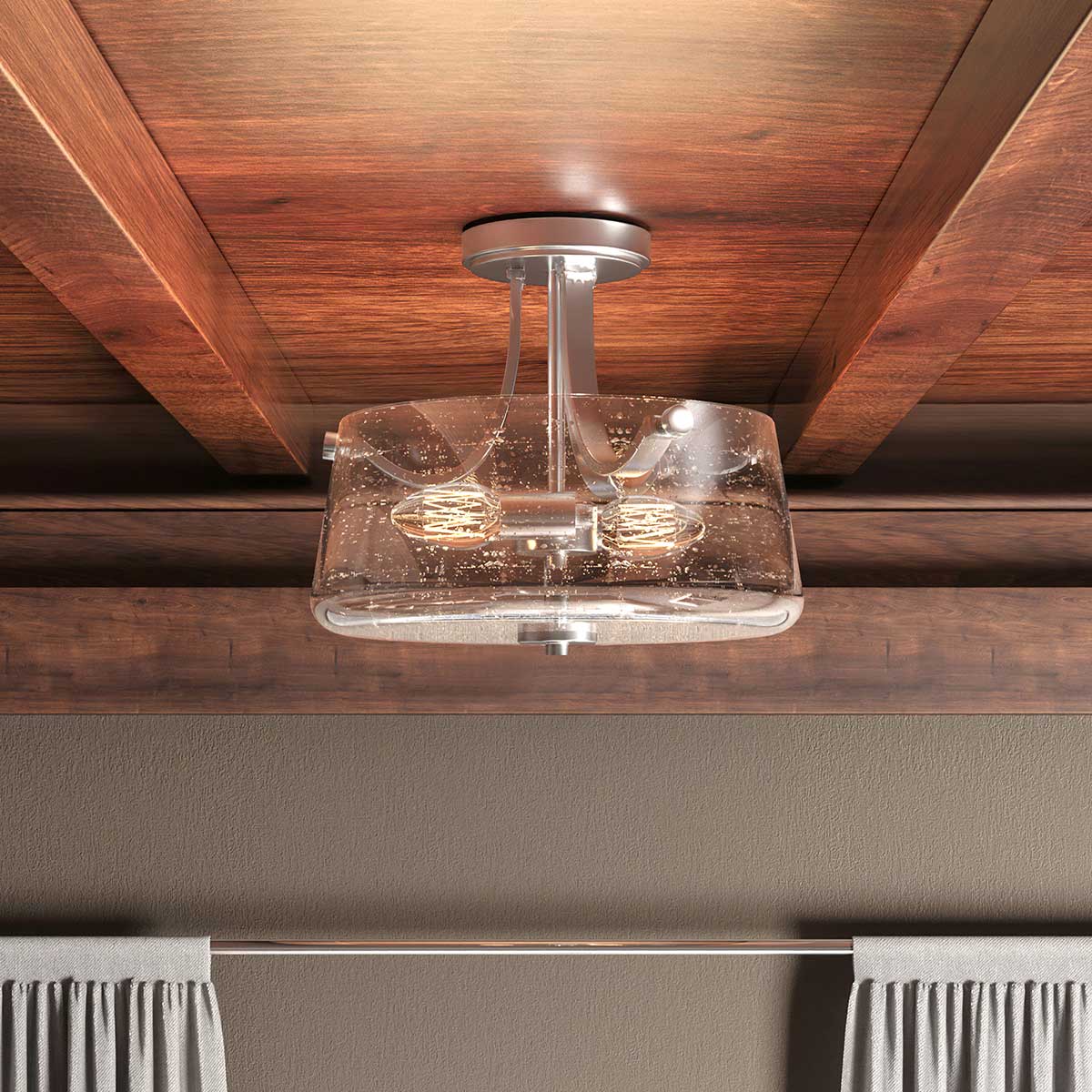 Quoizel Hollister Deckenleuchte Nickel – Detailansicht 4