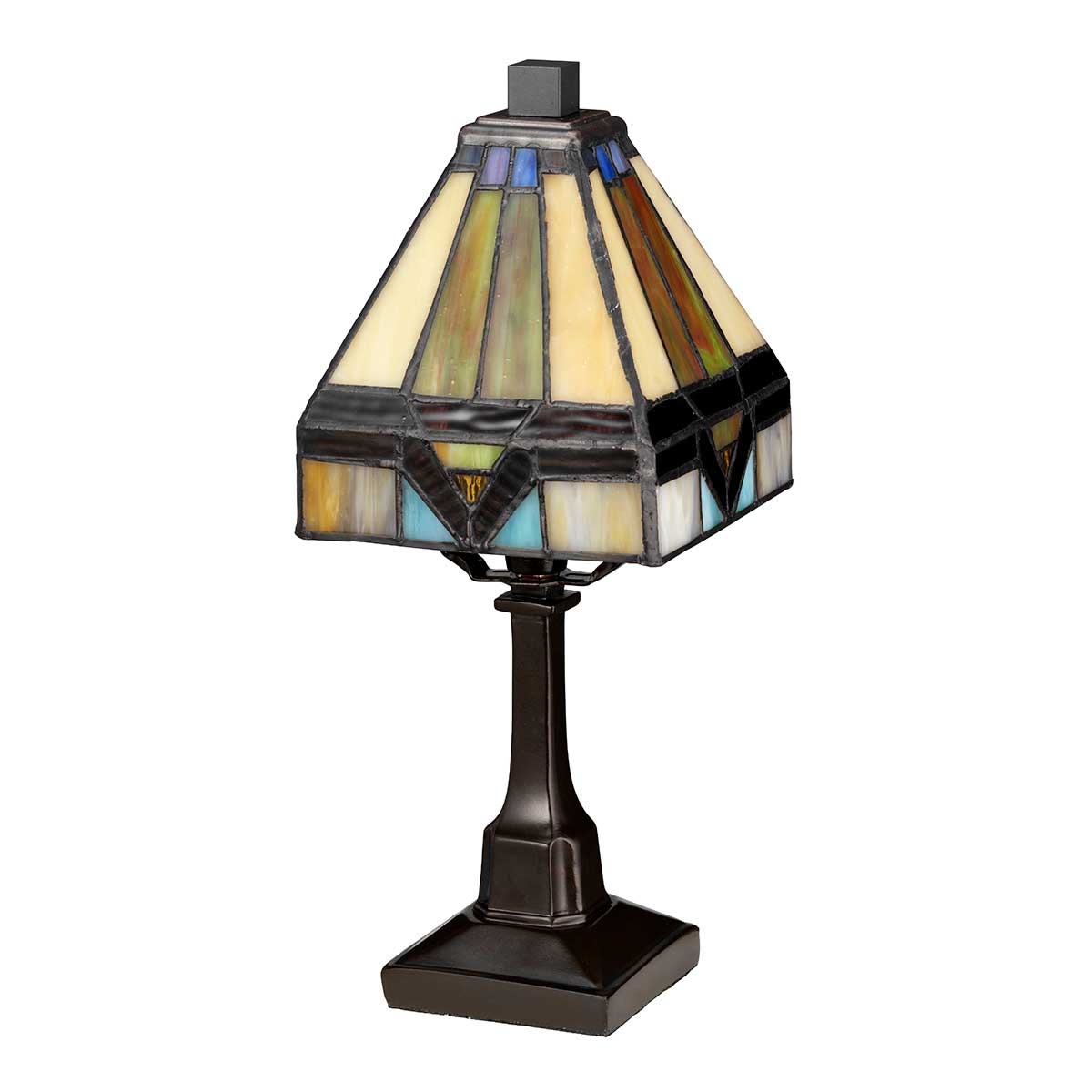 Quoizel Holmes Tischlampe Bronze – Wohnambiente