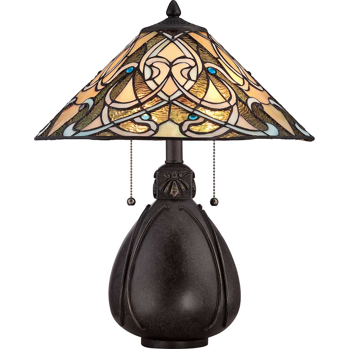Quoizel India Tischlampe Bronze