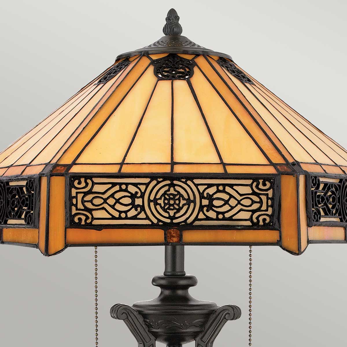 Quoizel Indus Tischlampe Bronze – Wohnambiente