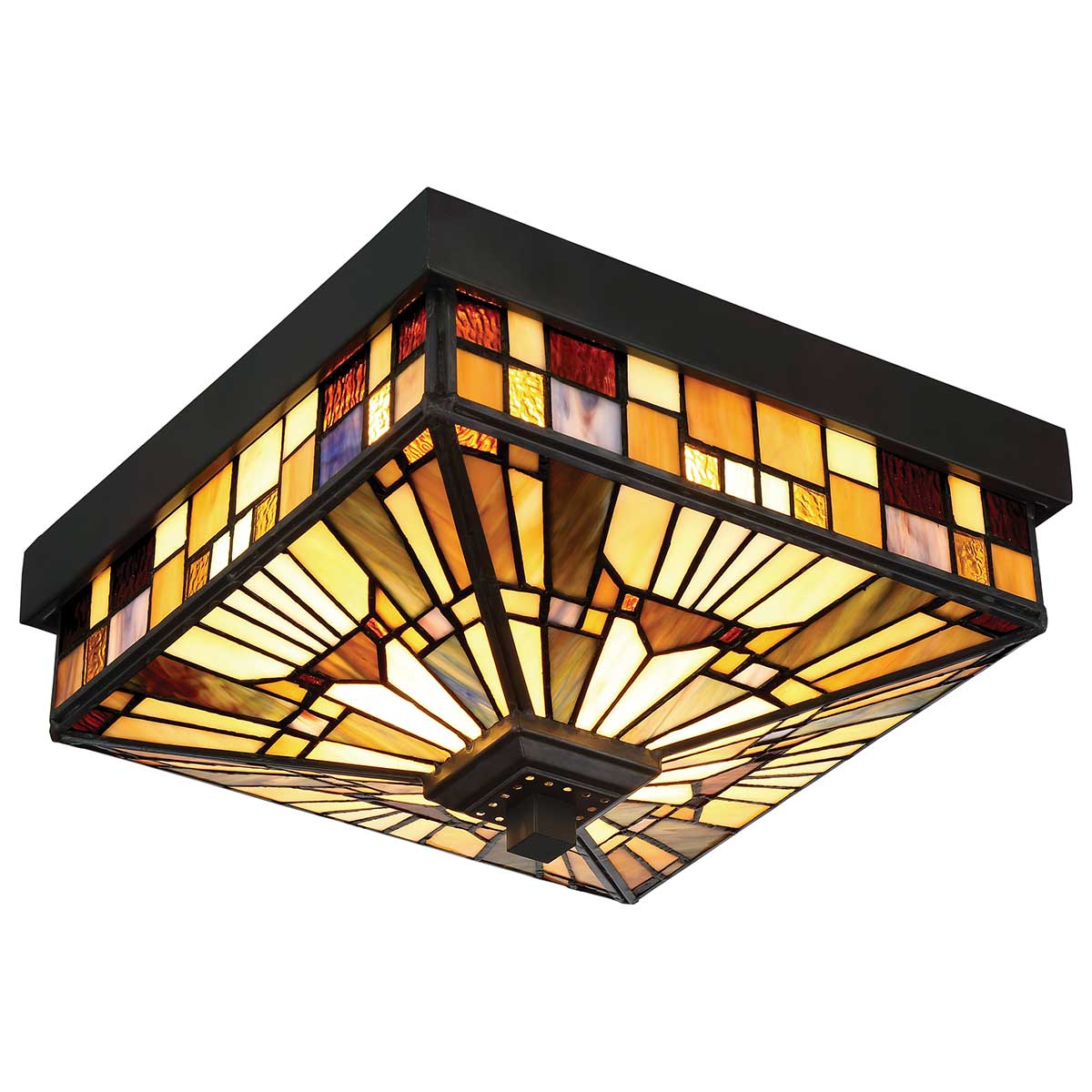 Quoizel Inglenook Deckenleuchte Bronze – Detailansicht