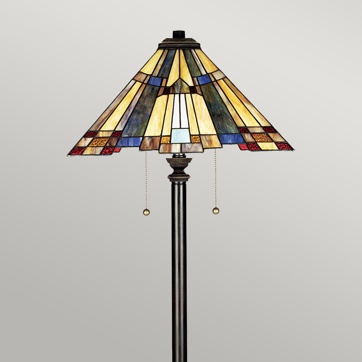 Quoizel Inglenook Stehleuchte Bronze – Wohnambiente