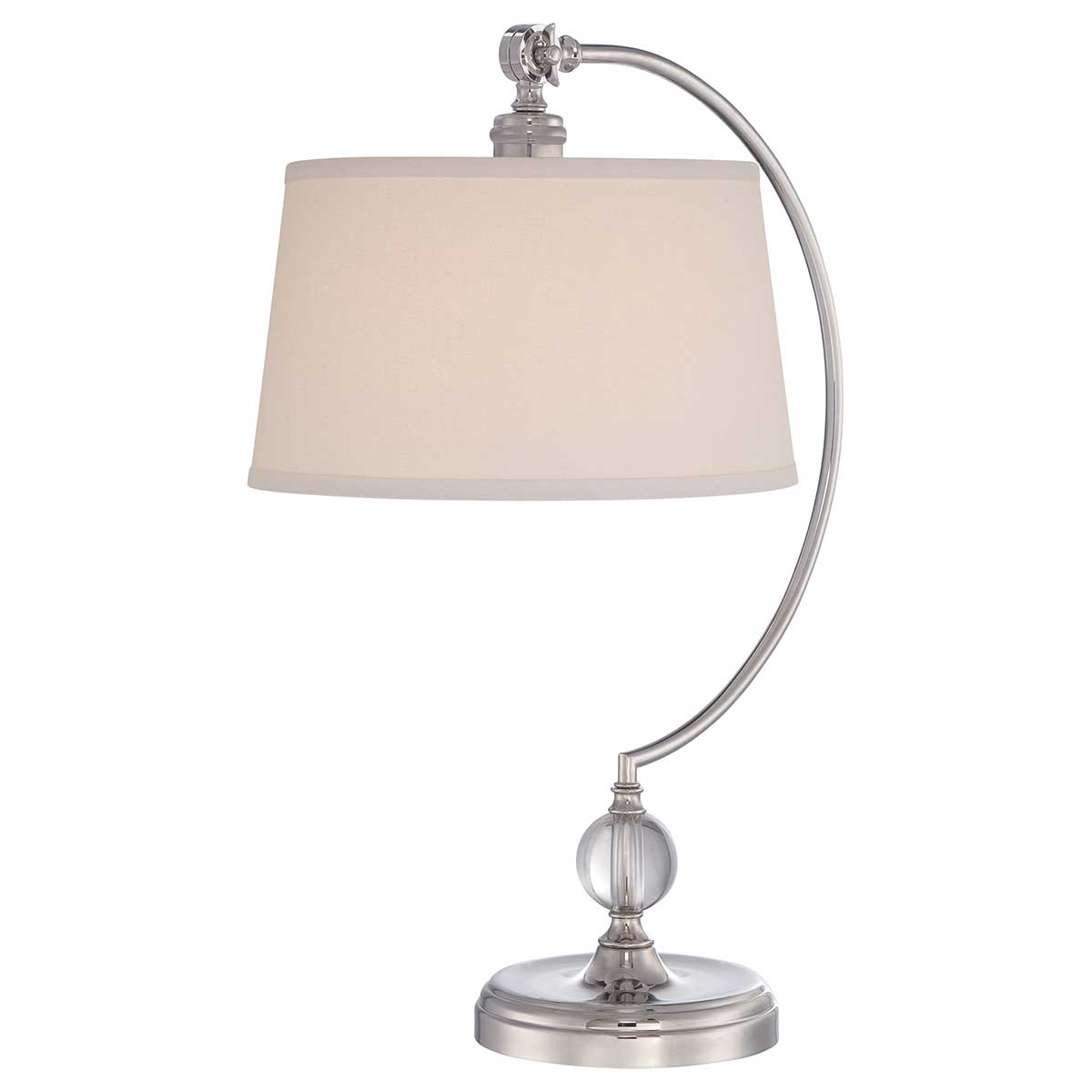 Quoizel Jenkins Tischlampe Nickel