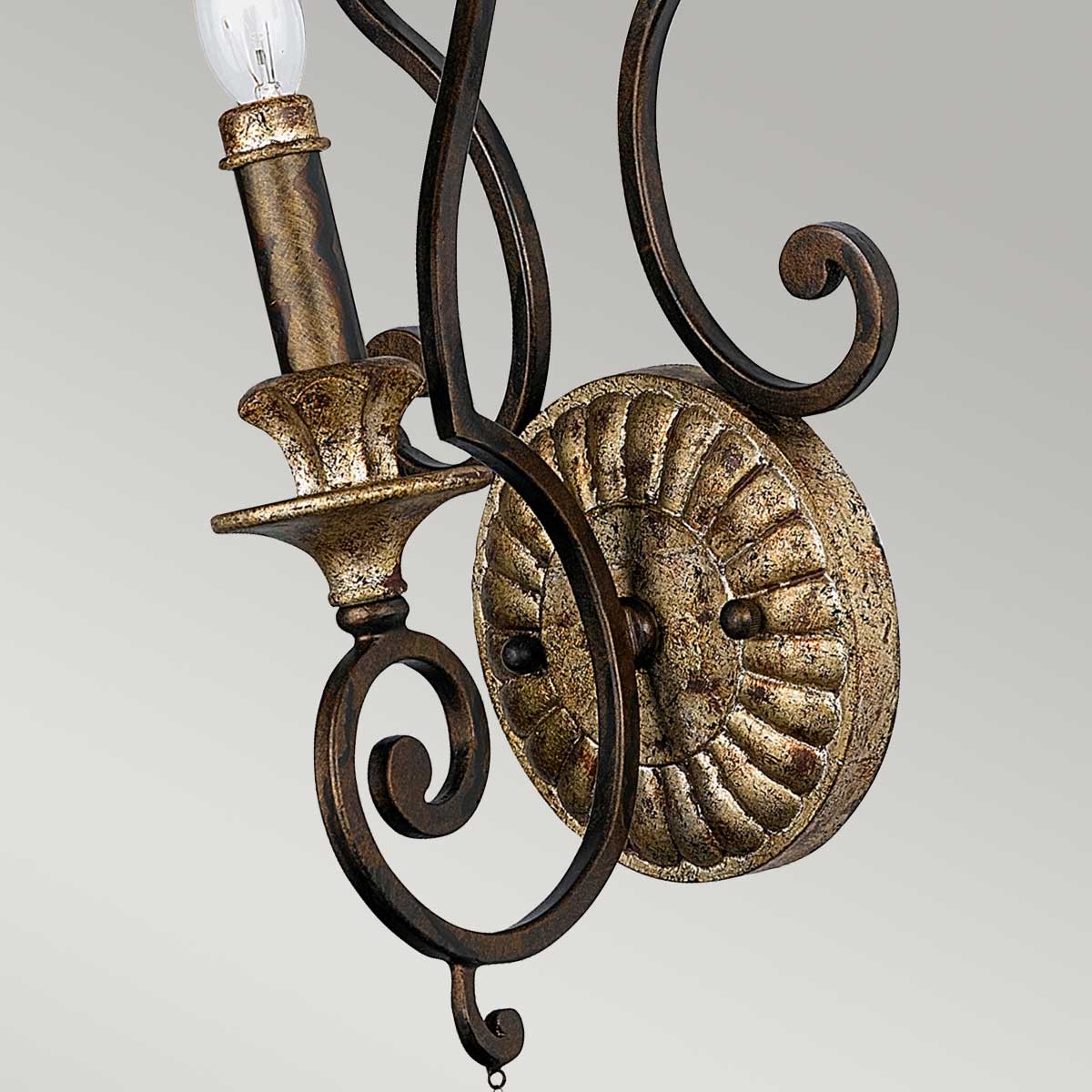 Quoizel Marquette Wandleuchte Heirloom – Detailansicht