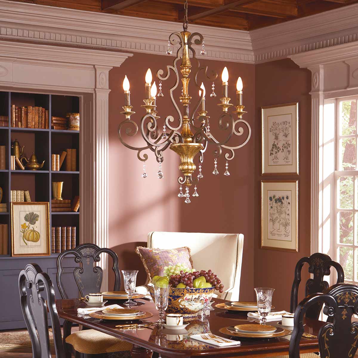 Quoizel Marquette Kronleuchter Heirloom – Wohnambiente