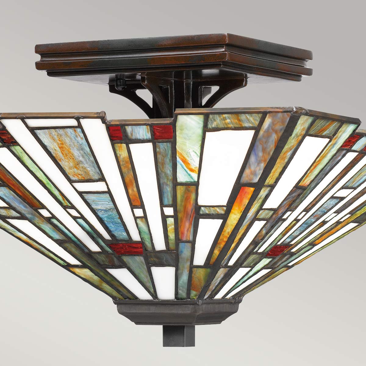 Quoizel Maybeck Deckenleuchte Bronze – Wohnambiente