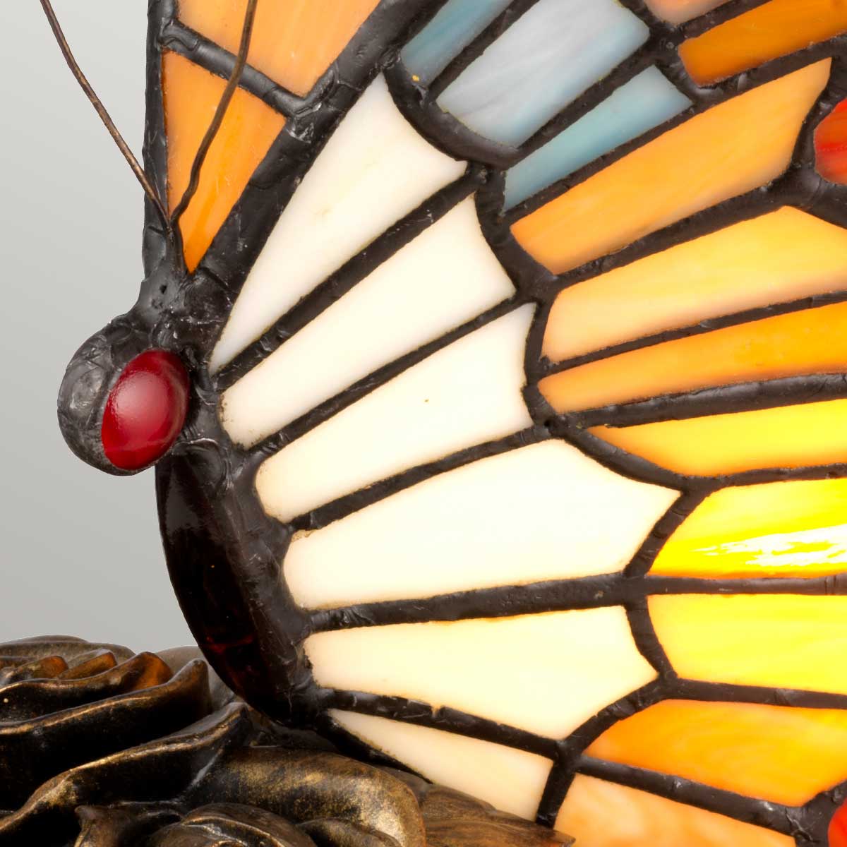 Quoizel Tiffany Tischlampe Bronze – Detailansicht 3