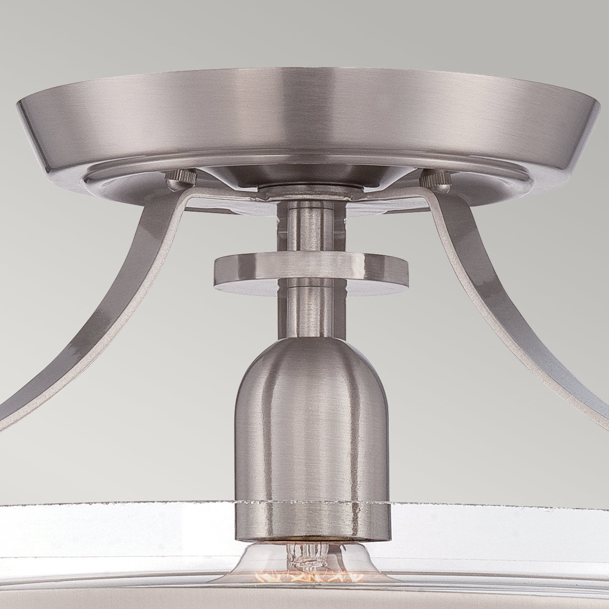 Quoizel Penn Deckenleuchte Nickel – Wohnambiente