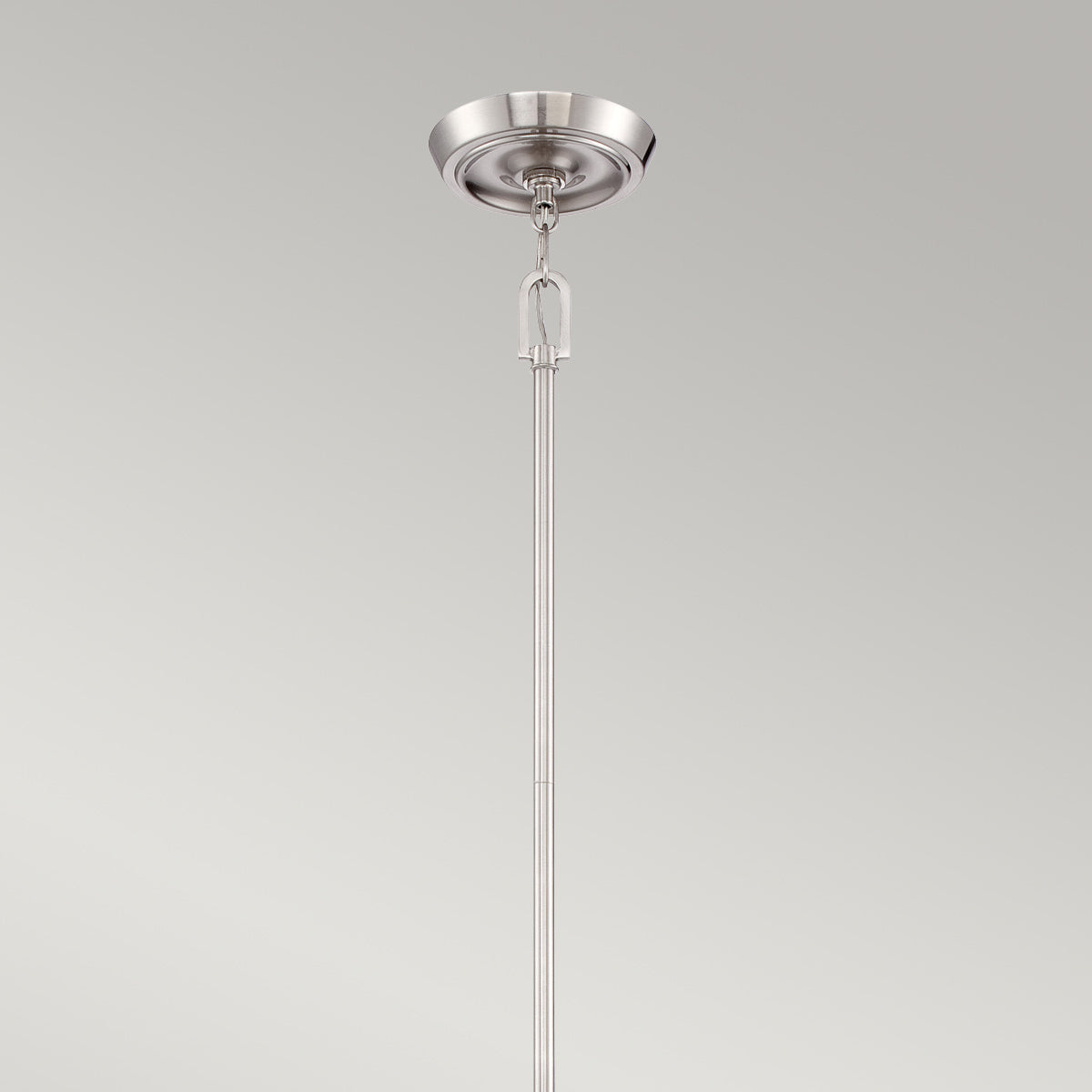 Quoizel Penn Pendelleuchte Nickel – Wohnambiente