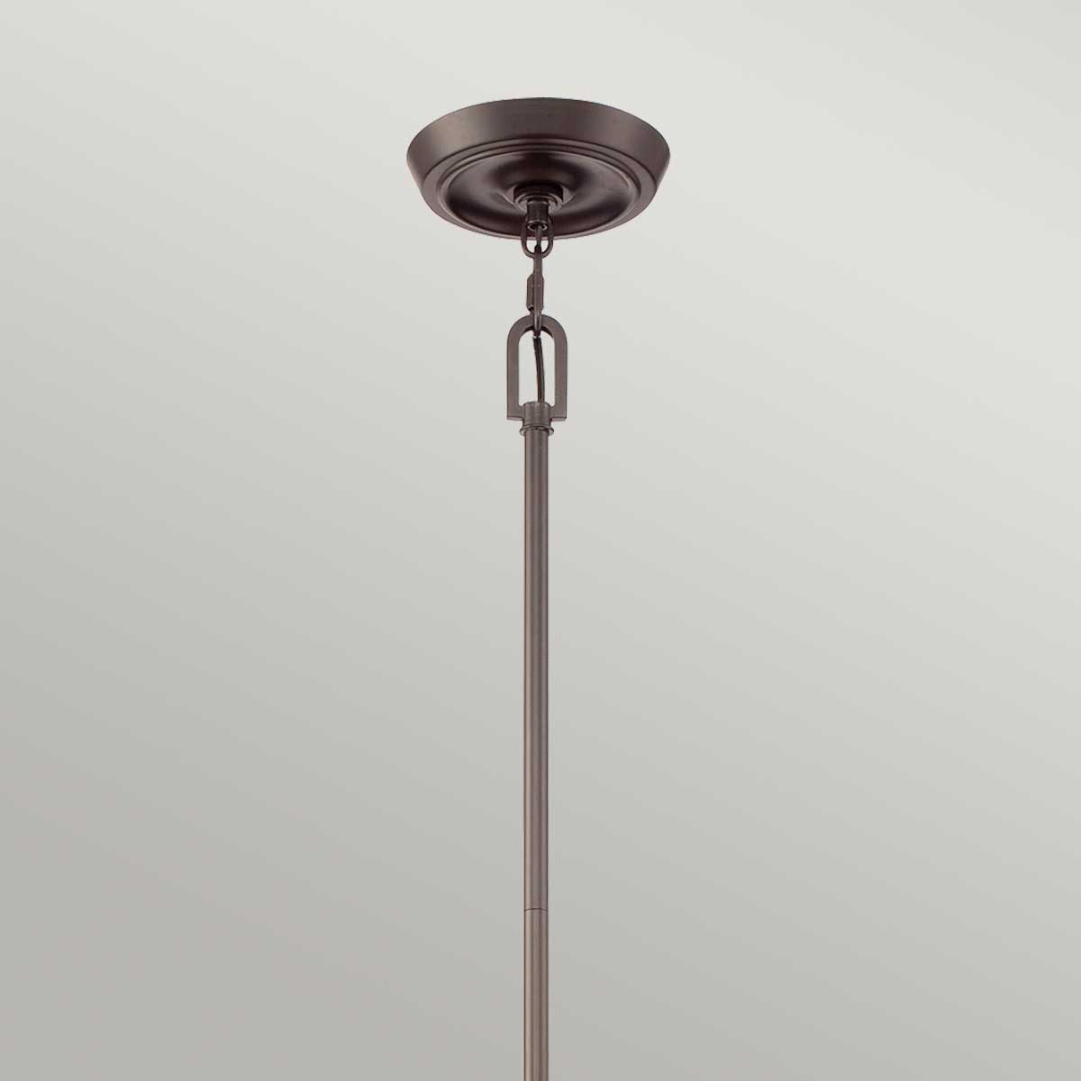 Quoizel Penn Pendelleuchte Bronze – Wohnambiente