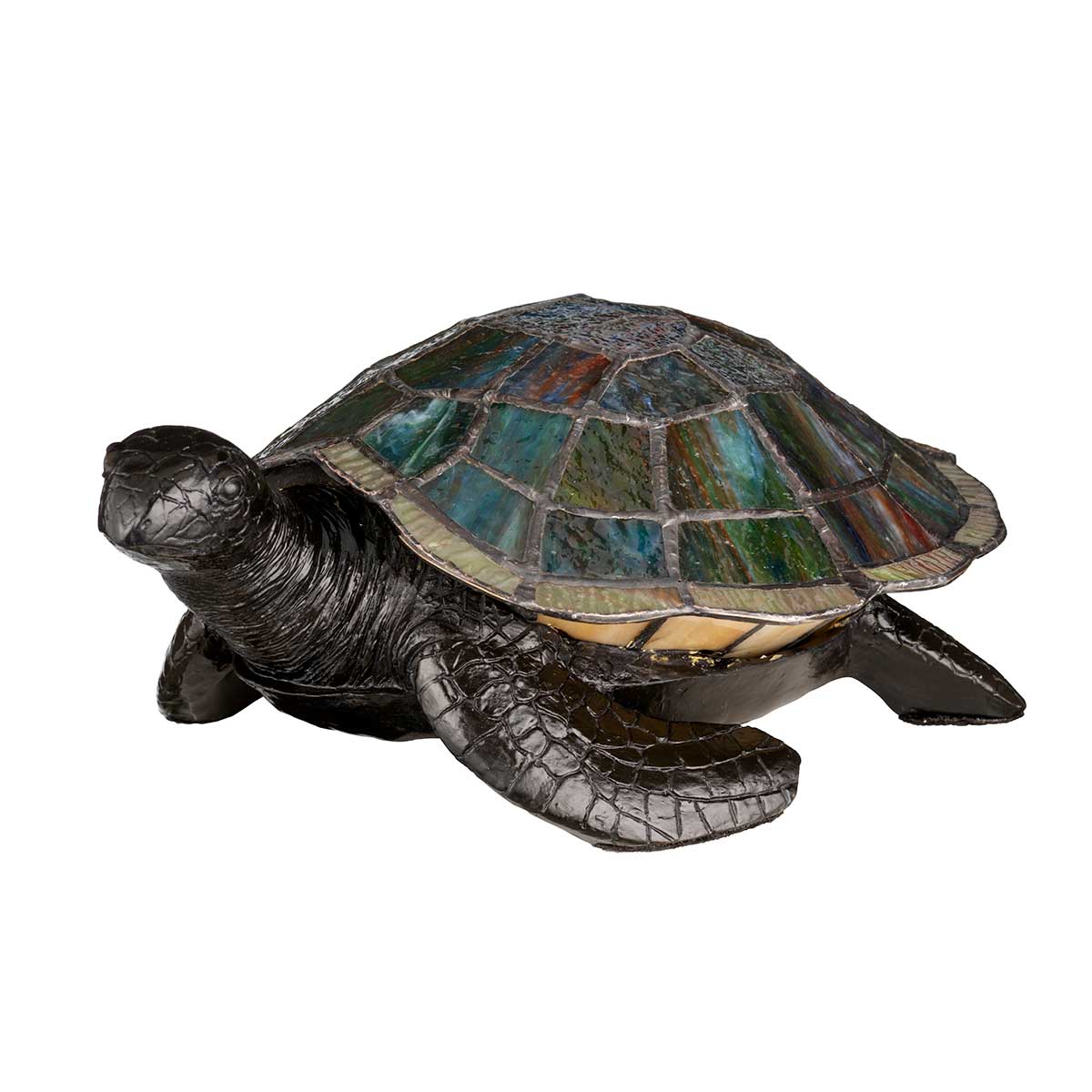 Quoizel Tiffany Tischlampe Bronze – Wohnambiente