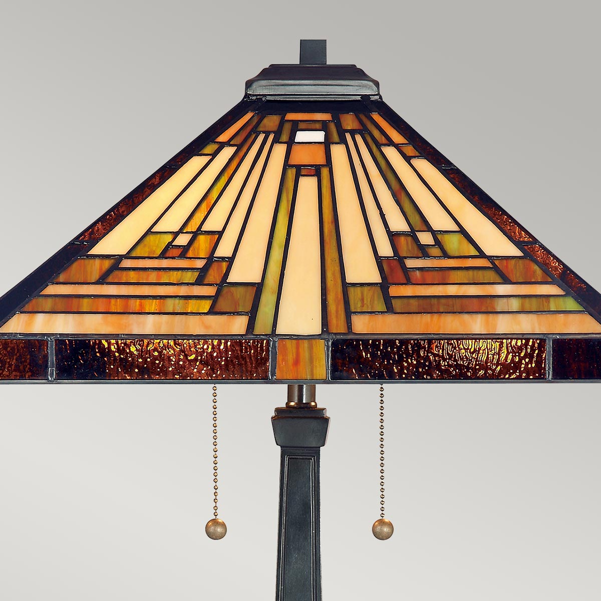 Quoizel Stephen Tischlampe Bronze – Detailansicht