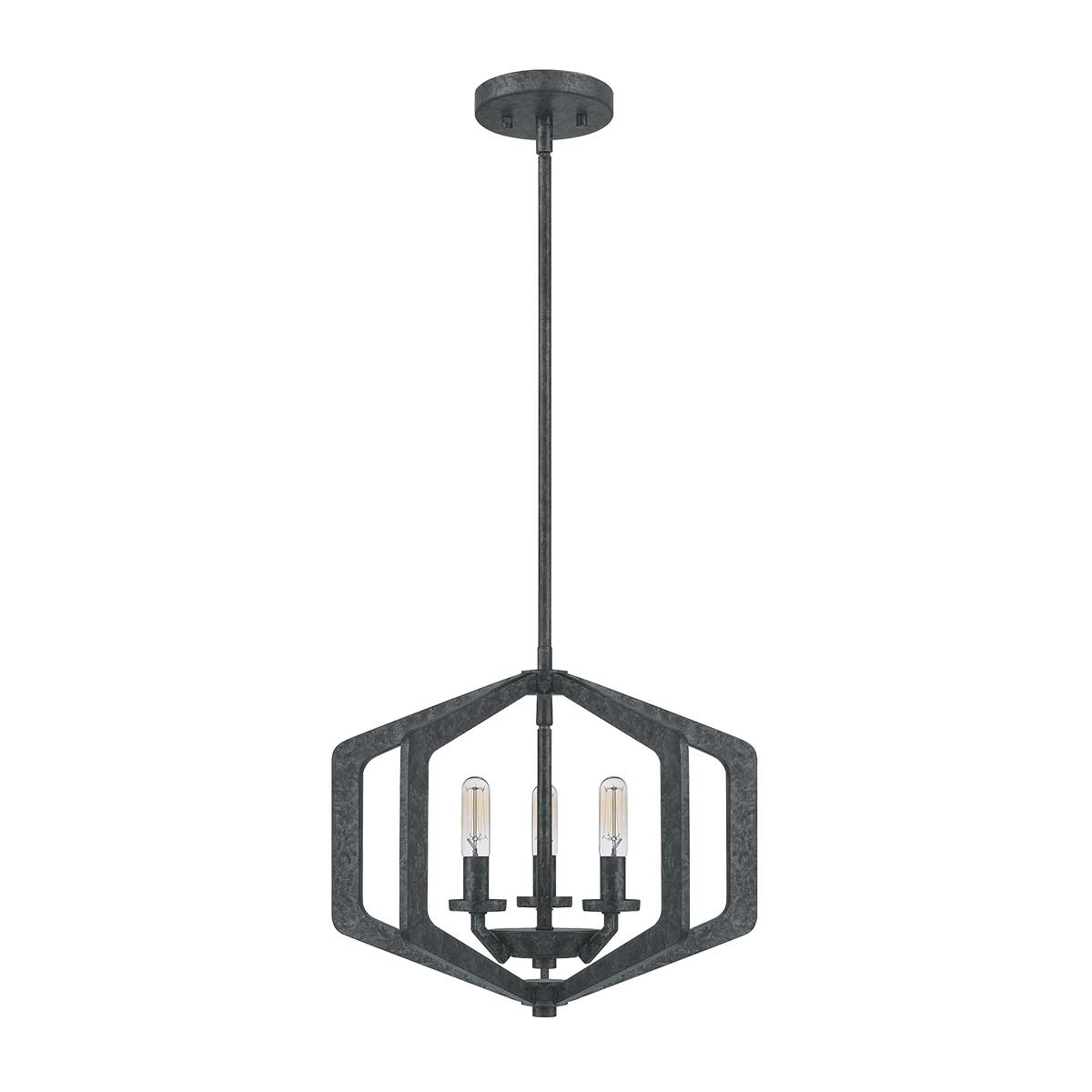 Quoizel Vanguard Pendelleuchte Schwarz