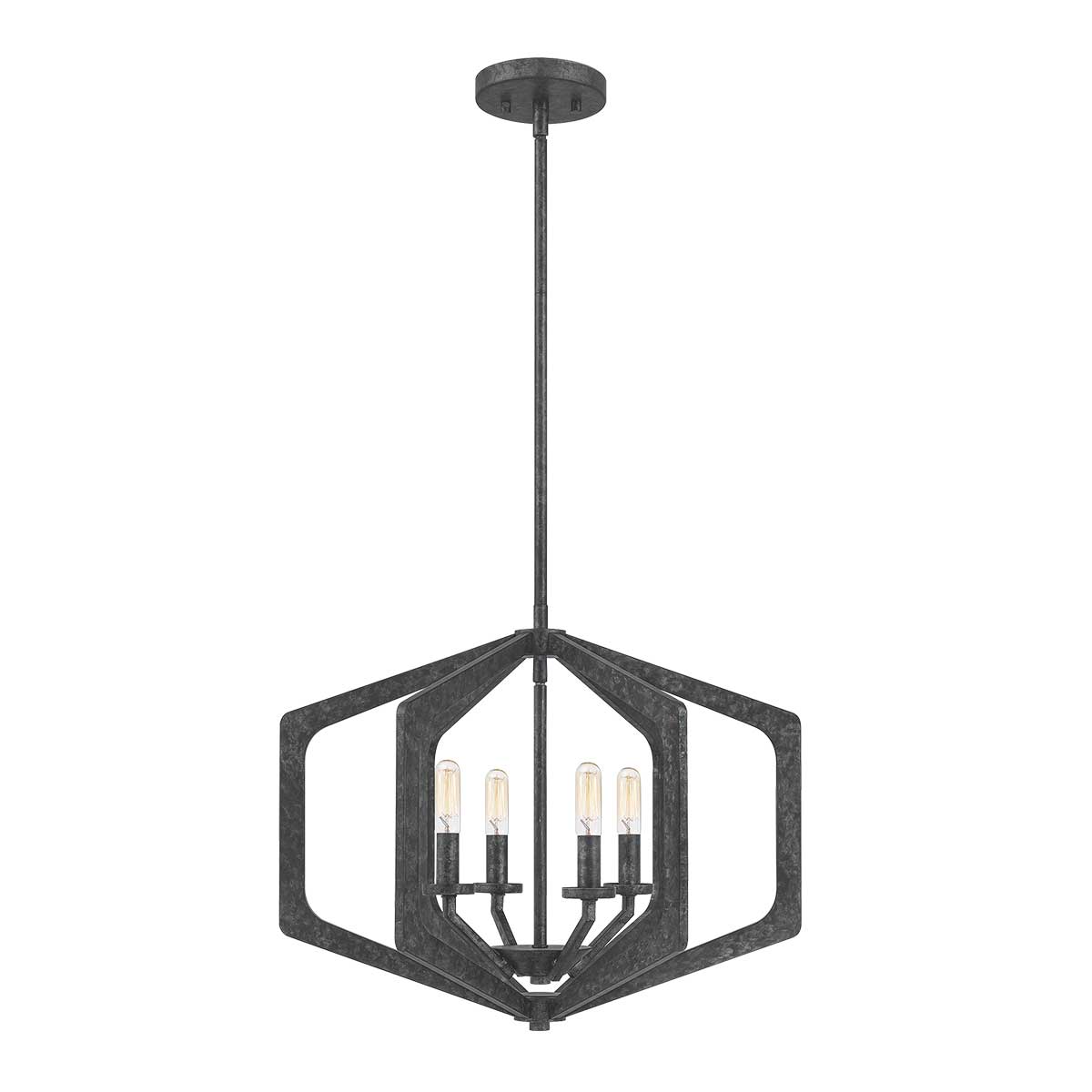 Quoizel Vanguard Pendelleuchte Schwarz