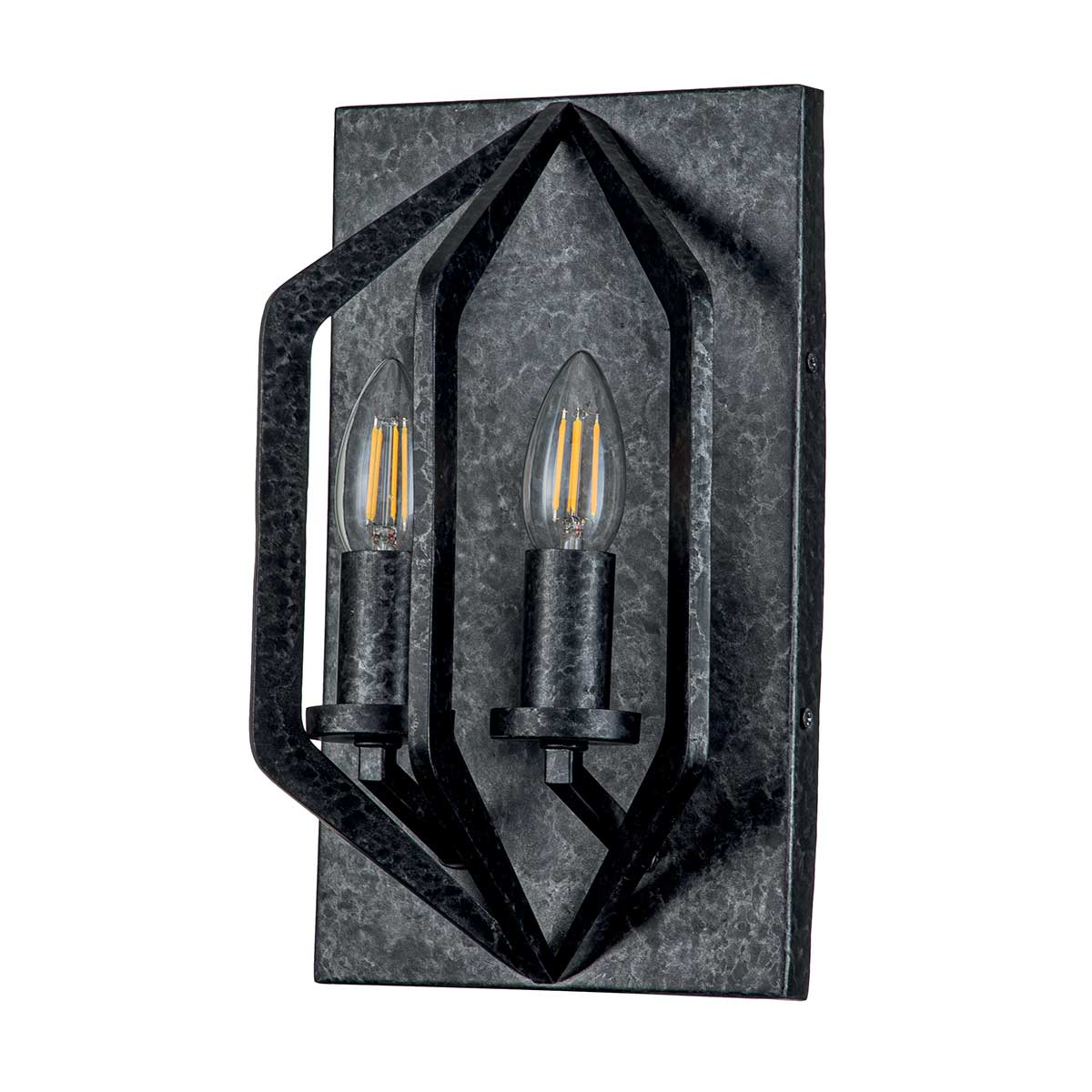 Quoizel Vanguard Wandleuchte Schwarz – Wohnambiente