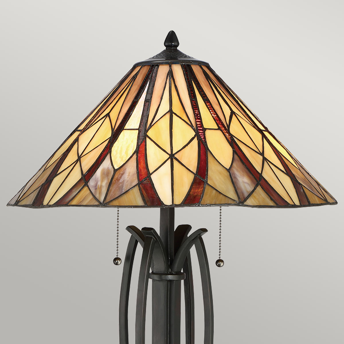 Quoizel 2 Tischlampe Bronze – Detailansicht 2