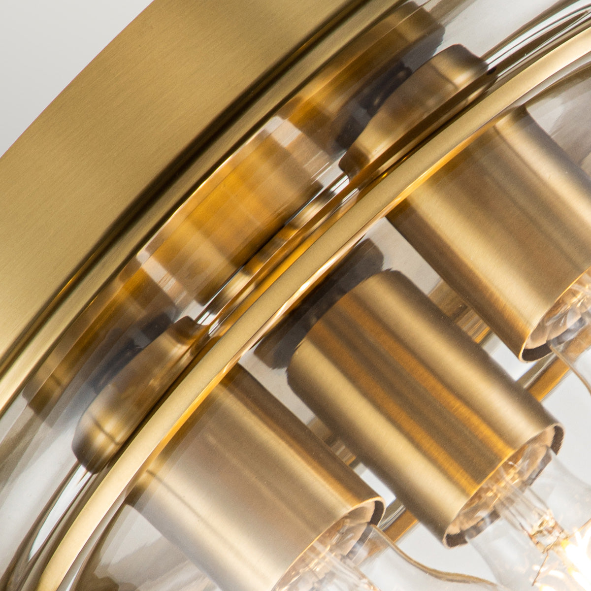 Quoizel Whistling Deckenleuchte Messing – Detailansicht 2