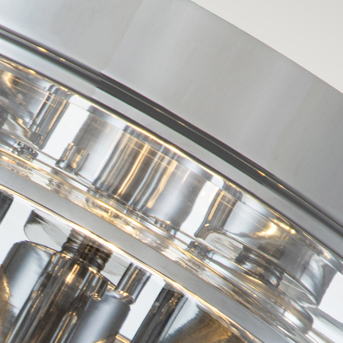 Quoizel Whistling Deckenleuchte Chrom – Detailansicht
