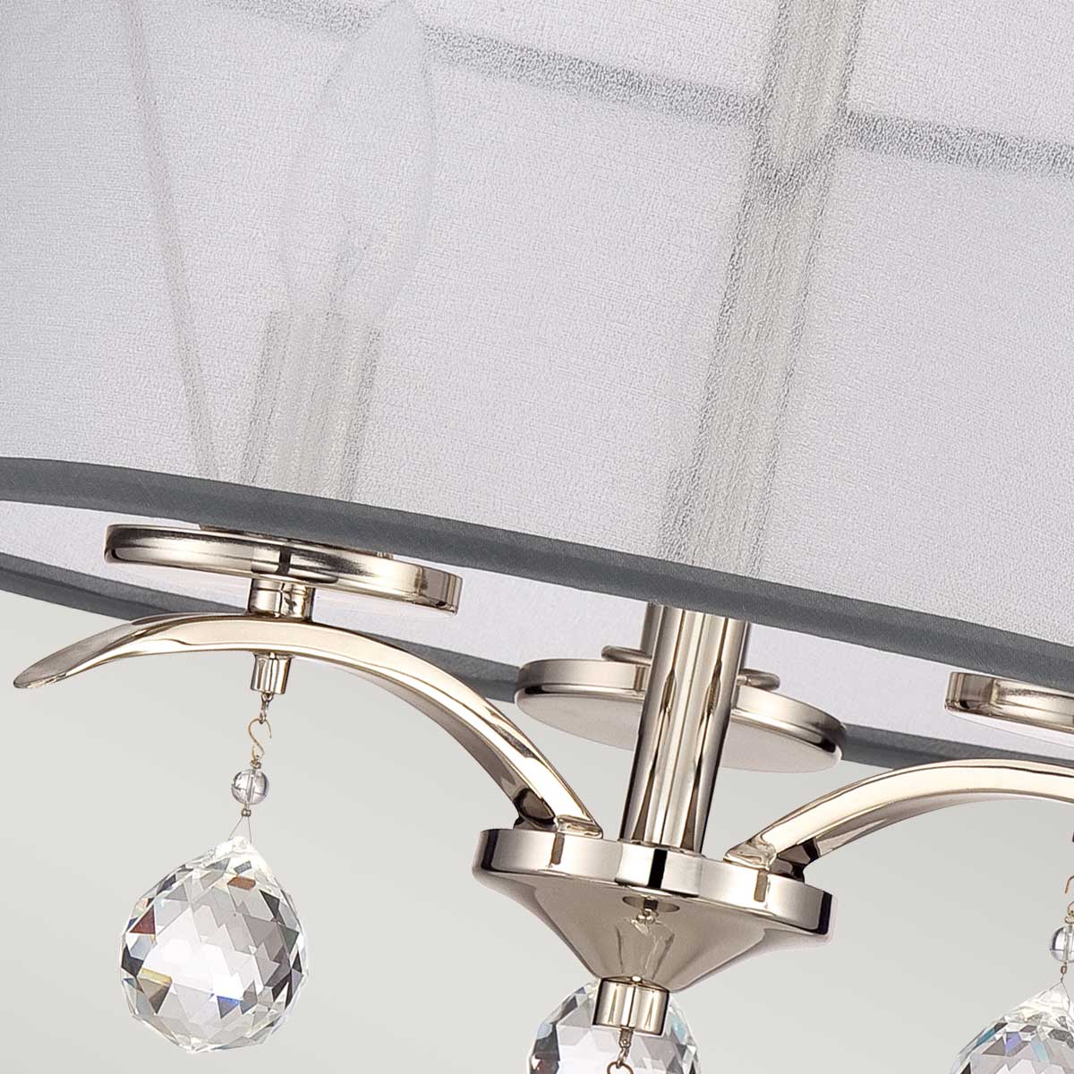 Quoizel Whitney Deckenleuchte Silber – Detailansicht 2