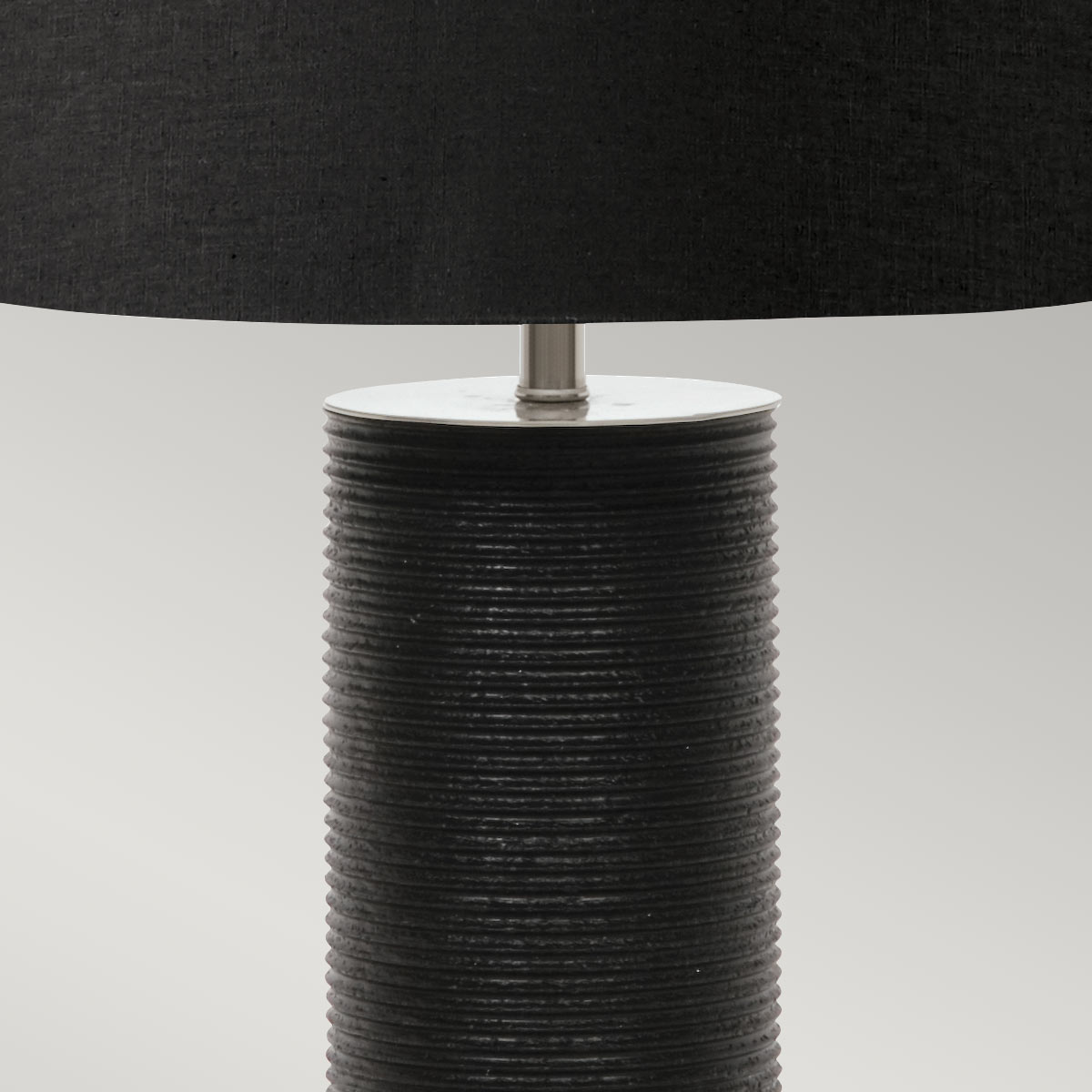 Elstead Ripple Tischlampe Schwarz – Detailansicht 2