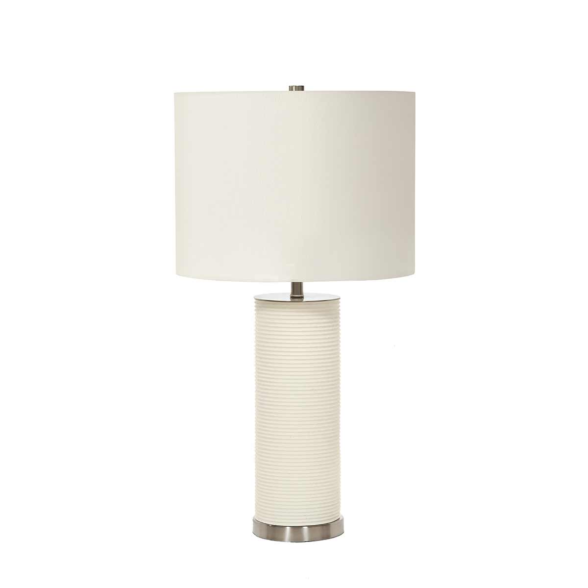 Elstead Ripple Tischlampe Weiß