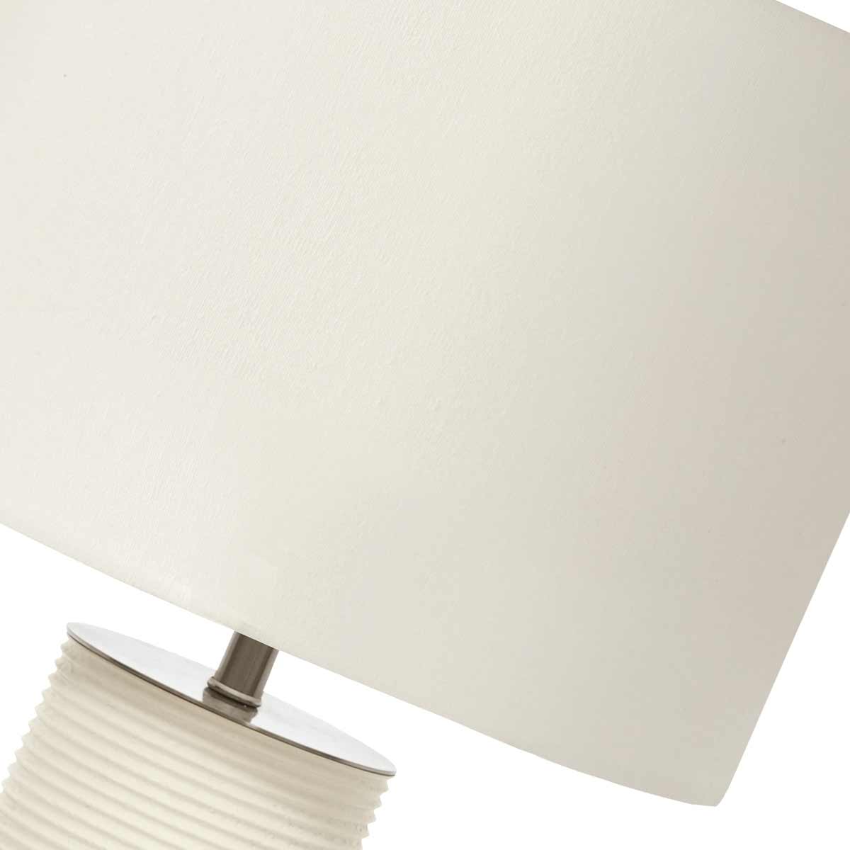 Elstead Ripple Tischlampe Weiß – Detailansicht