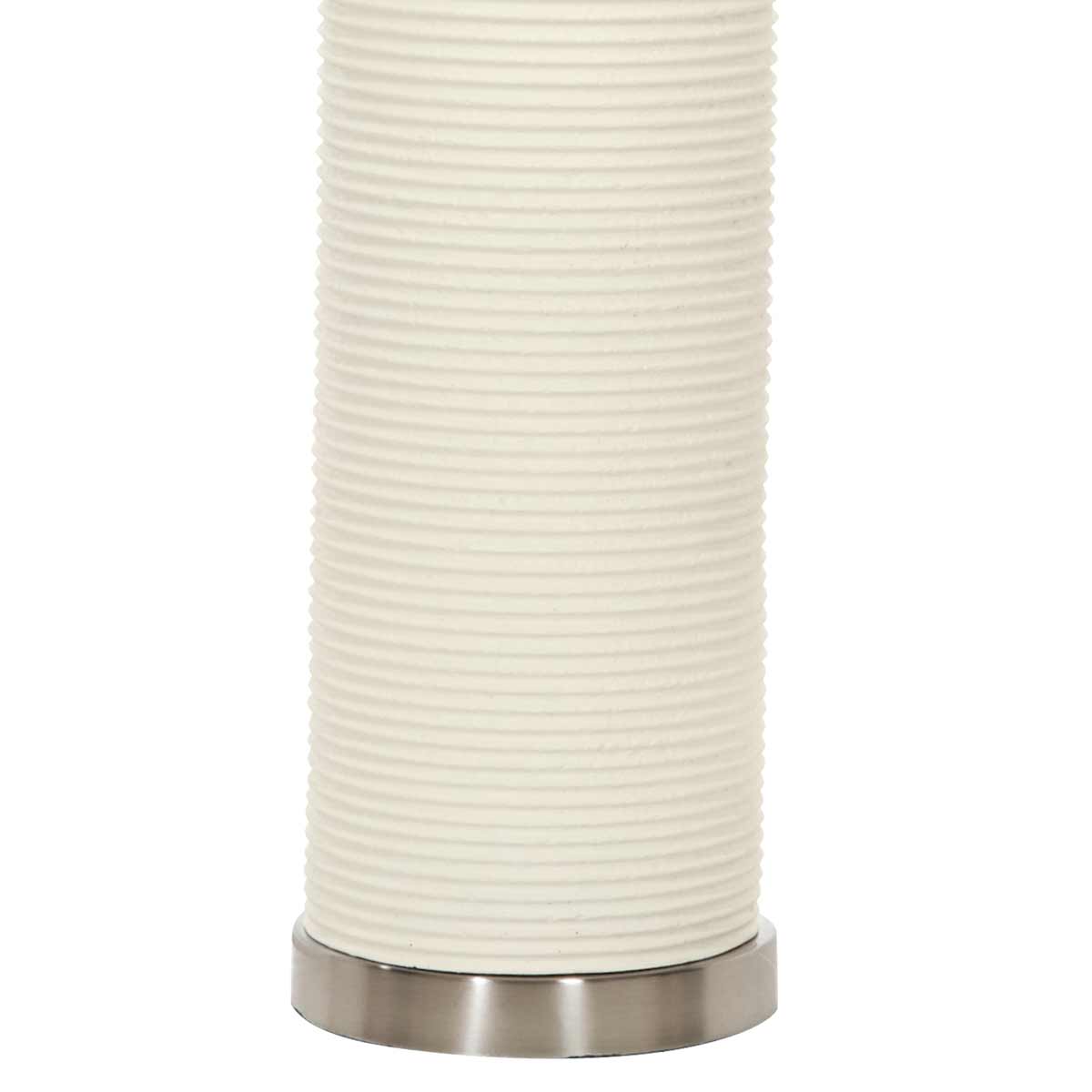 Elstead Ripple Tischlampe Weiß – Detailansicht 2