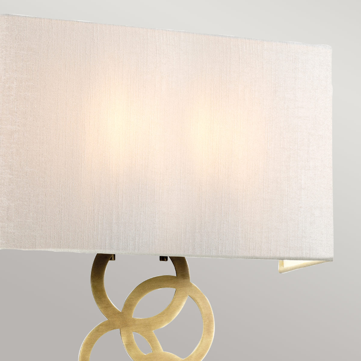 Elstead Rosa Wandleuchte Messing – Detailansicht