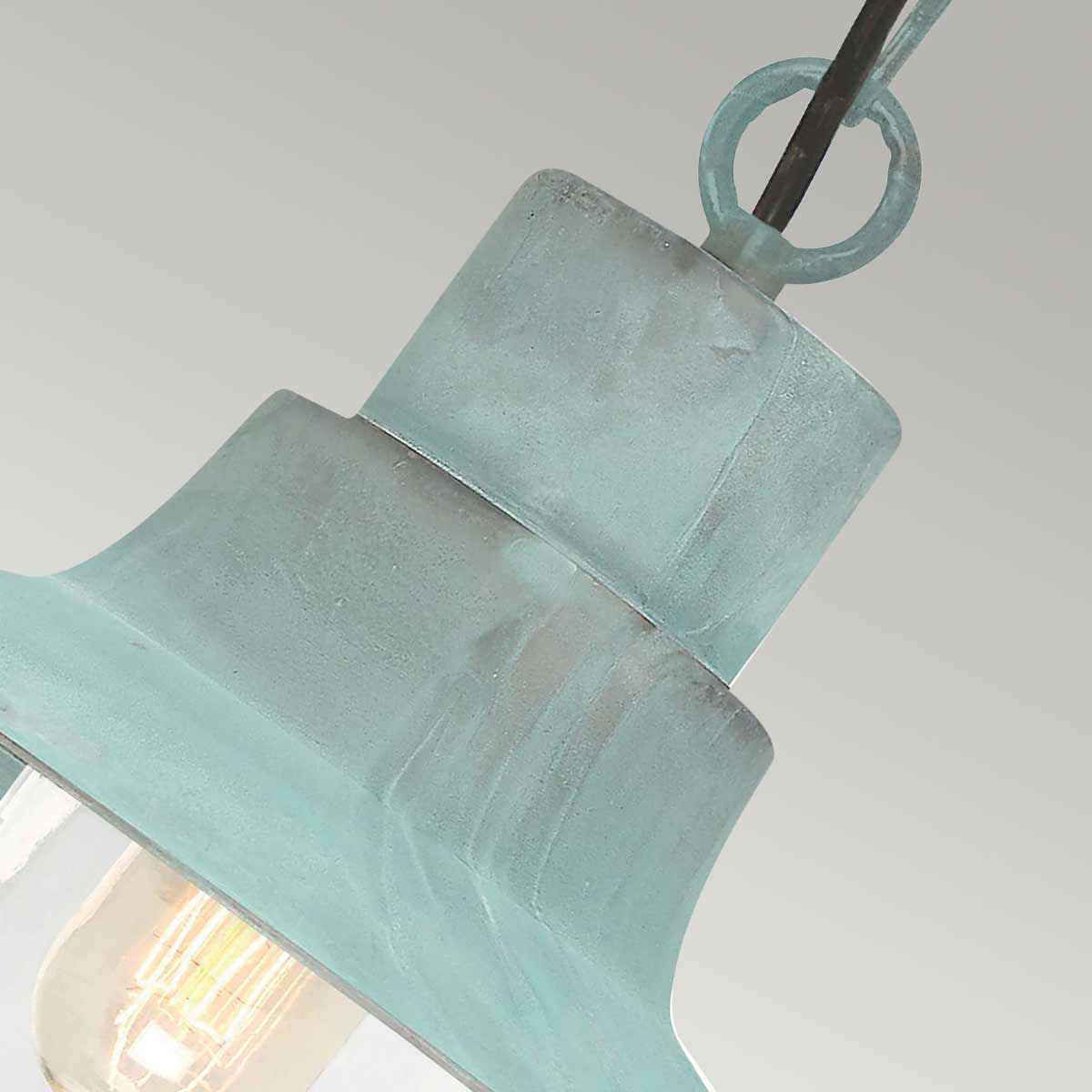 Elstead Sheldon Außenleuchte Verdigris – Detailansicht