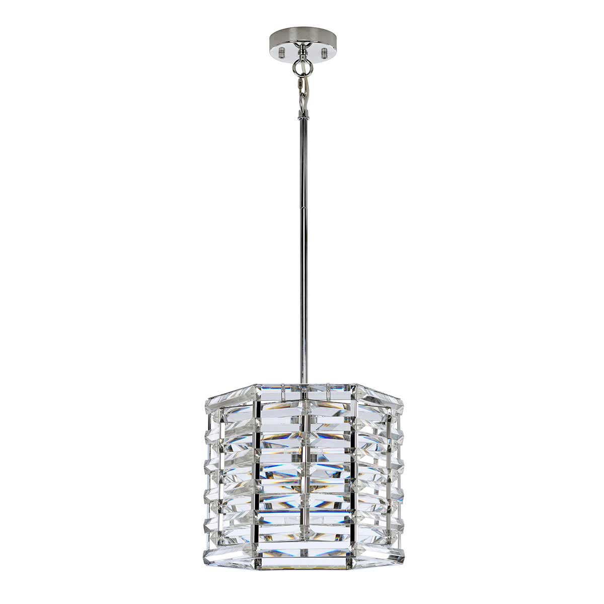 Elstead Shoal Pendelleuchte Nickel – Wohnambiente