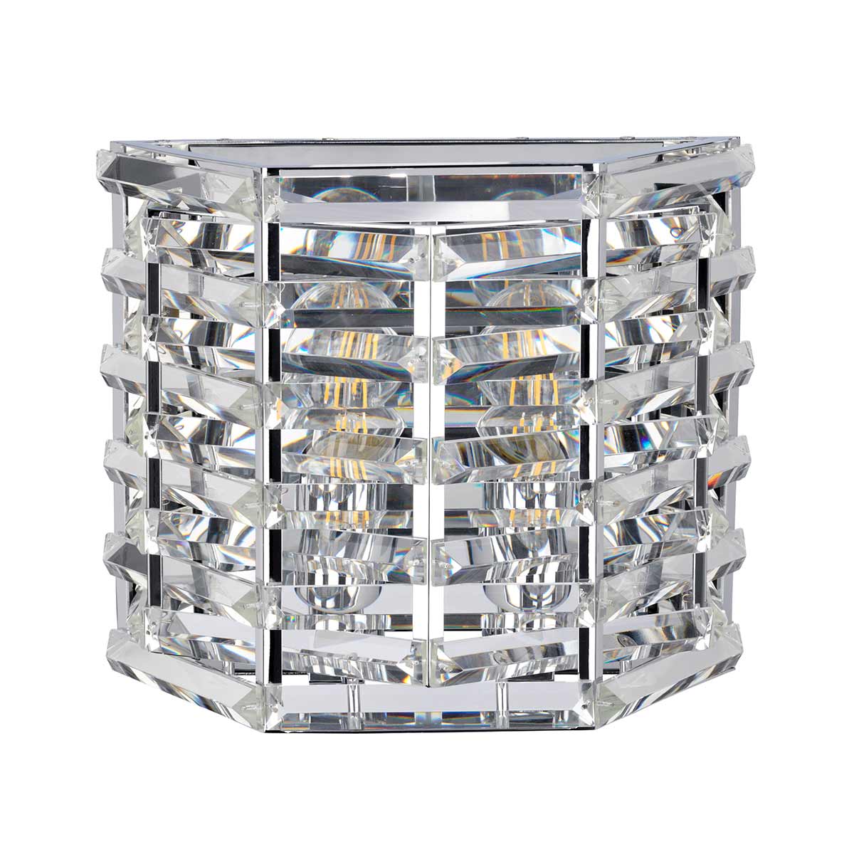Elstead Shoal Wandleuchte Nickel – Wohnambiente