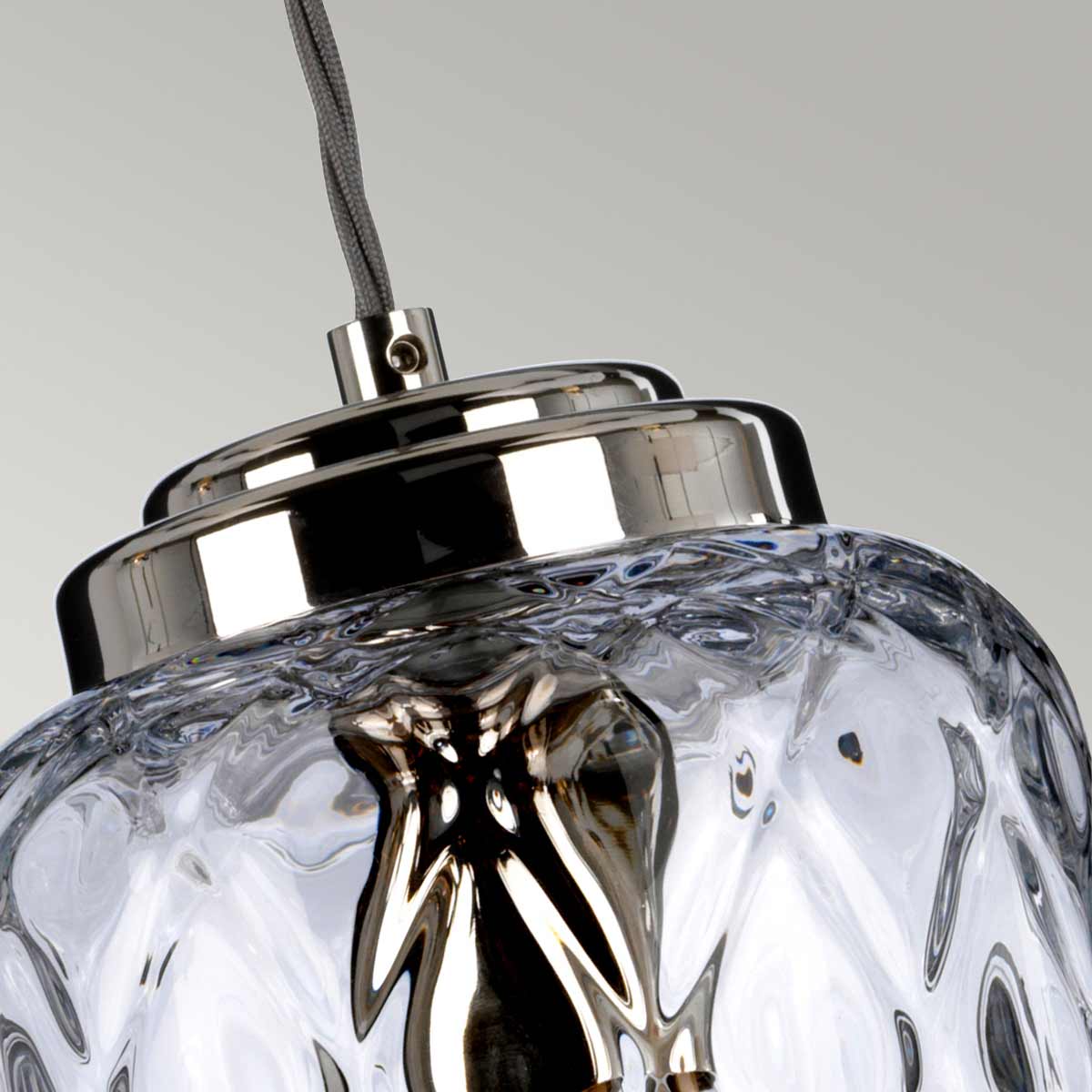 Elstead Sola Pendelleuchte Nickel – Detailansicht 2