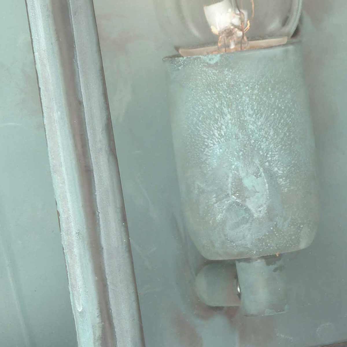 Elstead St Außenleuchte Verdigris – Detailansicht