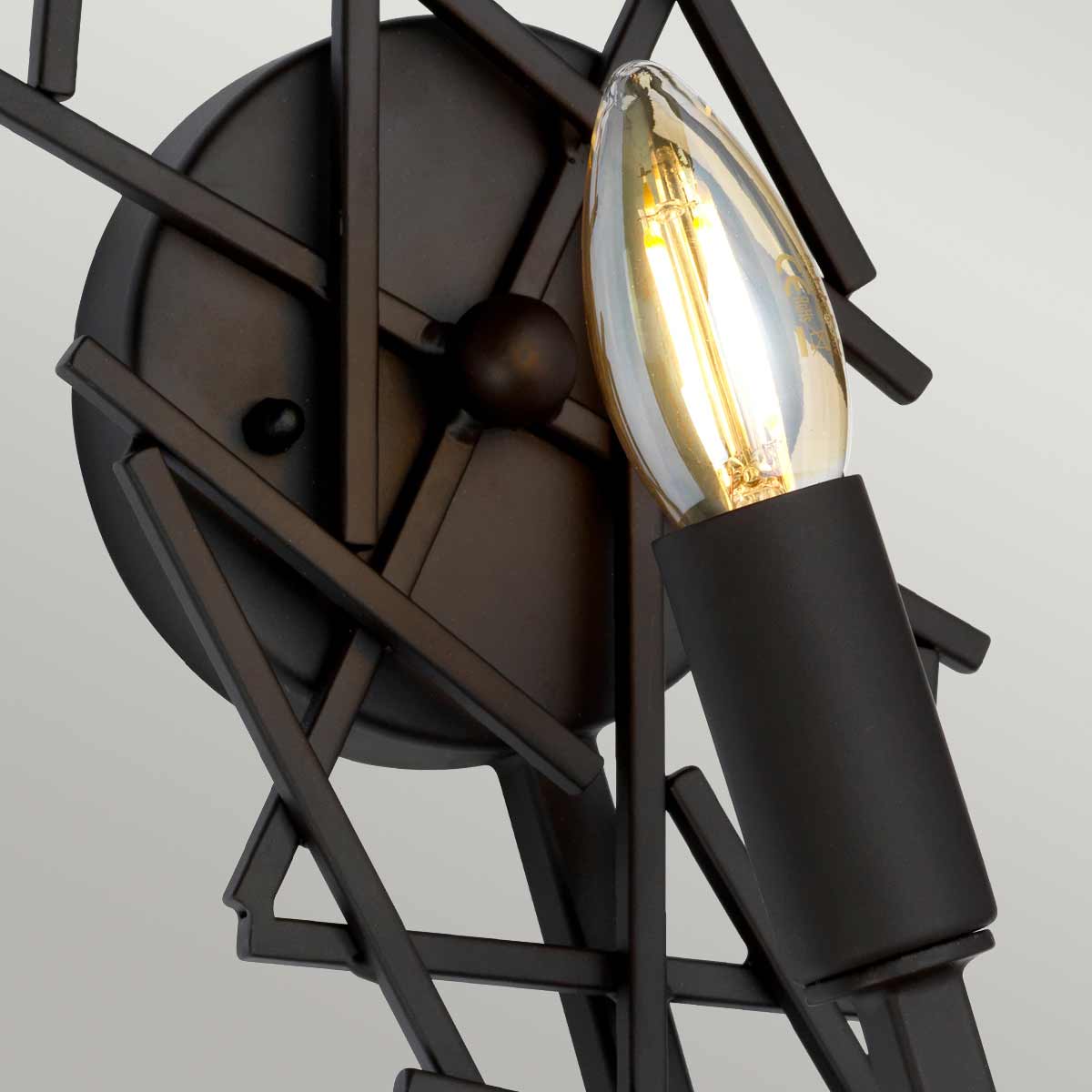 Elstead Taiko Wandleuchte Bronze – Detailansicht 3
