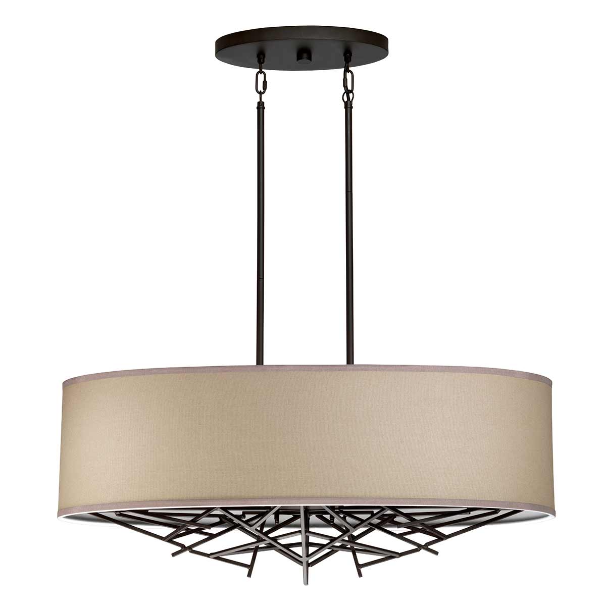Elstead Taiko Pendelleuchte Bronze – Wohnambiente