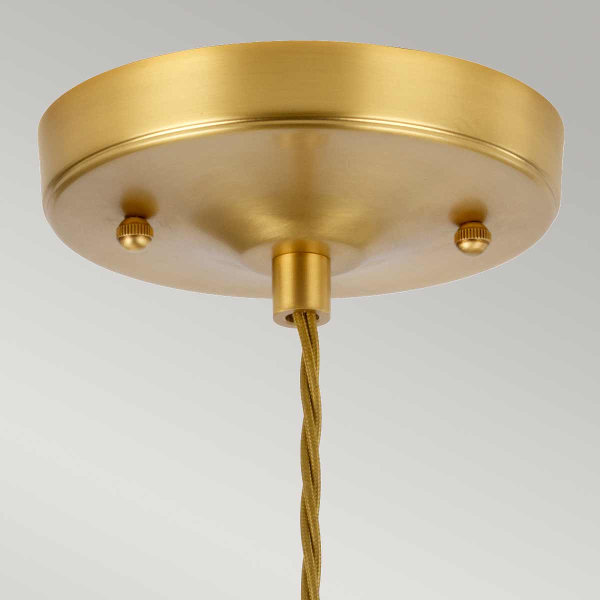 Elstead Tiber Pendelleuchte Messing – Detailansicht 3
