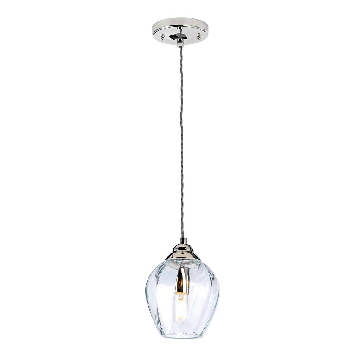 Elstead Tiber Pendelleuchte Nickel