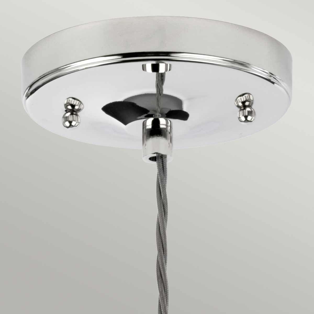 Elstead Tiber Pendelleuchte Nickel – Detailansicht 2