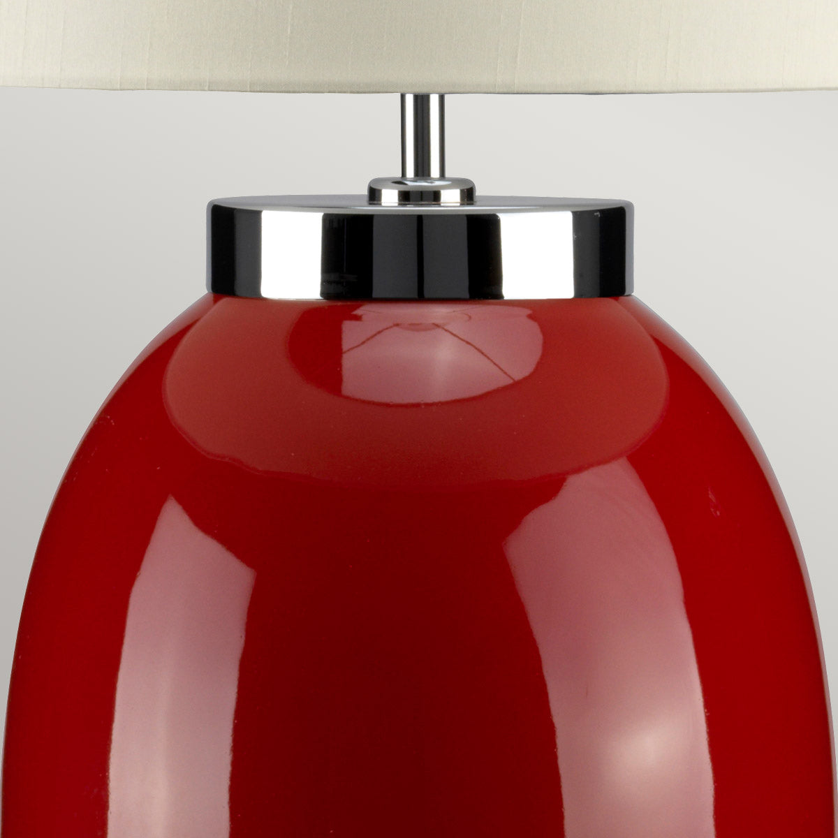 Elstead Victor Tischlampe Creme – Detailansicht