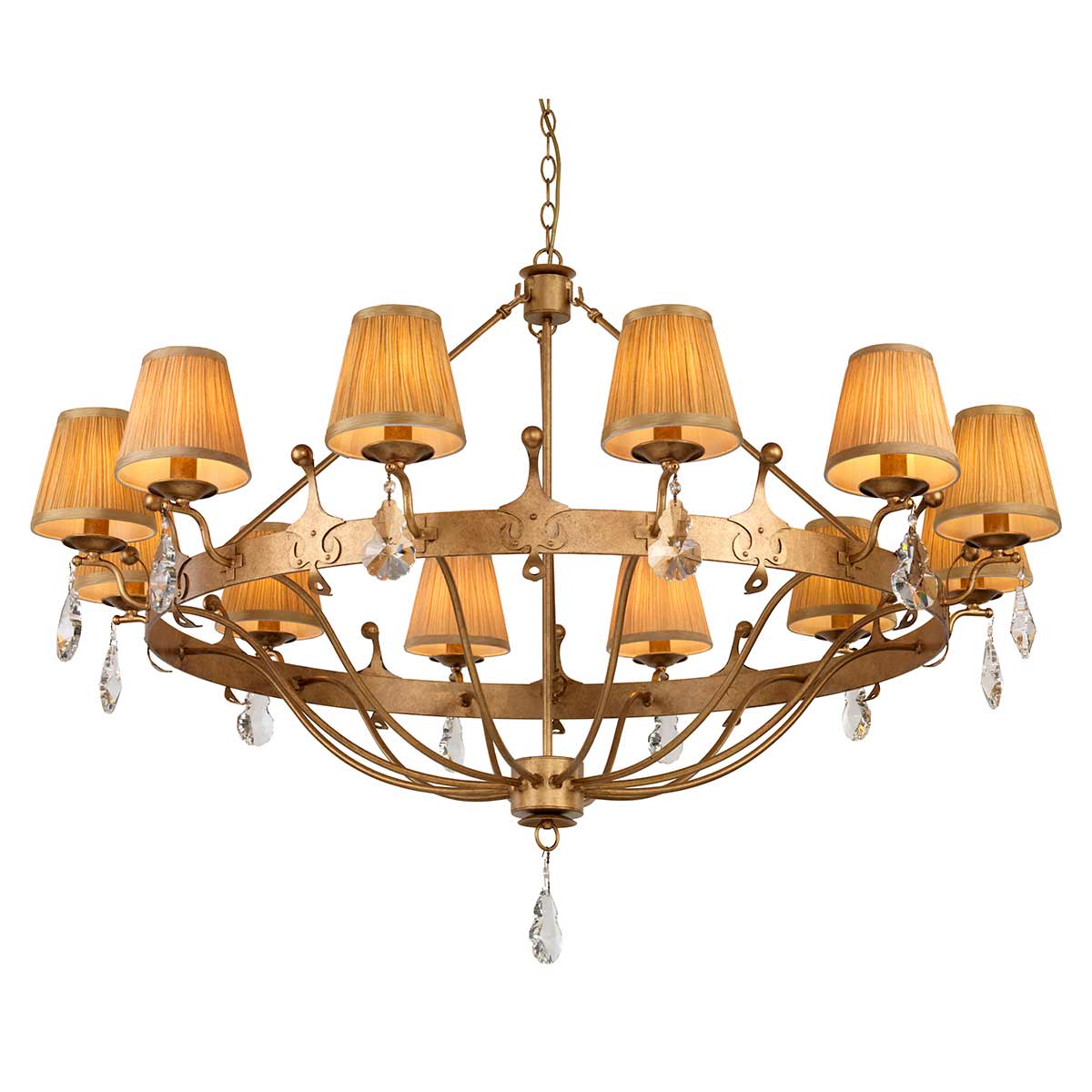 Elstead Windsor Kronleuchter Gold – Detailansicht 3