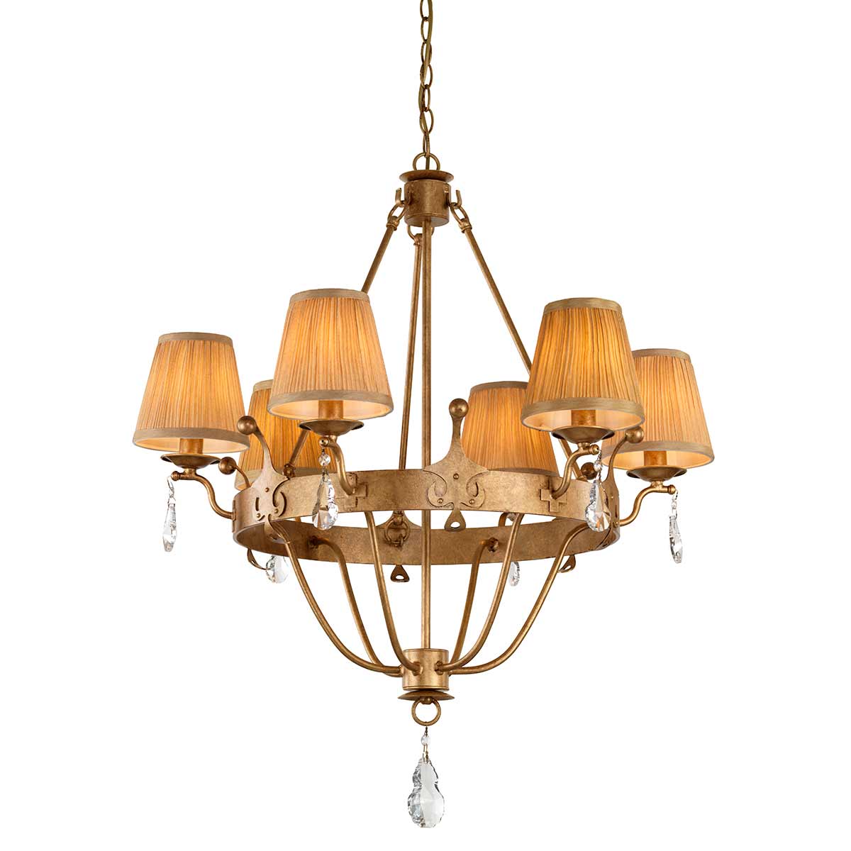 Elstead Windsor Kronleuchter Gold – Detailansicht 3