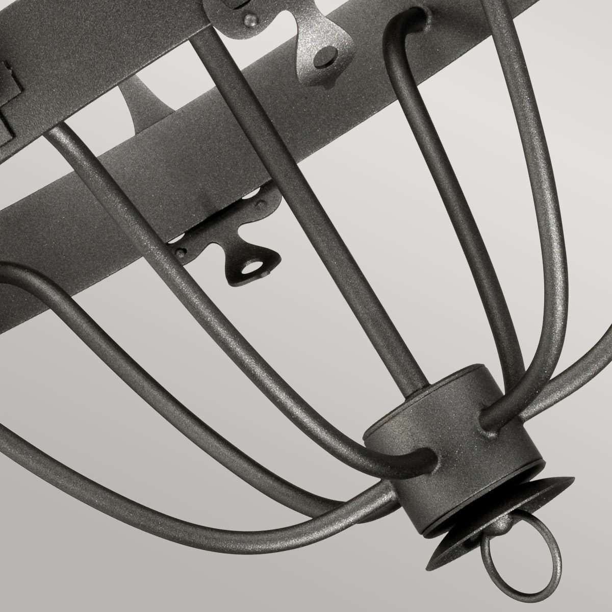 Elstead Windsor Kronleuchter Graphit – Detailansicht