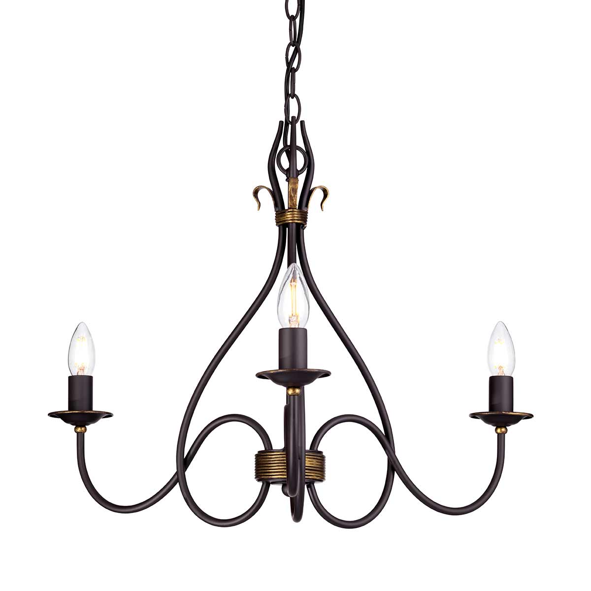 Elstead Windermere Kronleuchter Gold