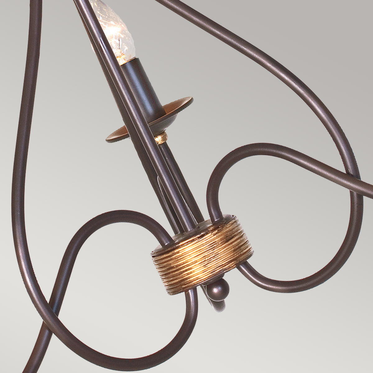 Elstead Windermere Kronleuchter Gold – Detailansicht 2