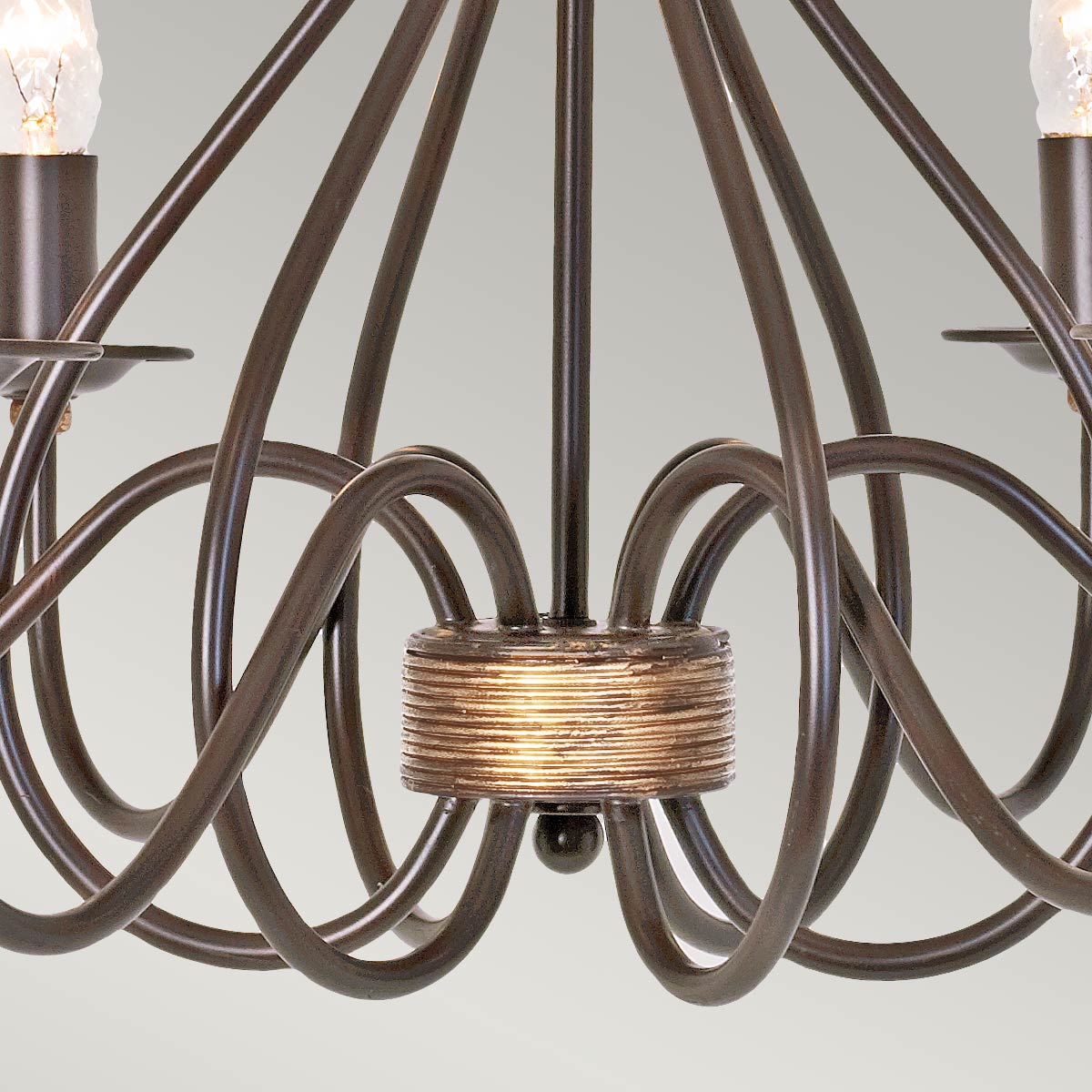 Elstead Windermere Kronleuchter Gold – Detailansicht 2